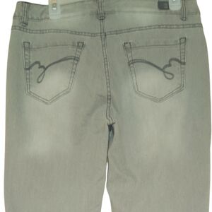 Women's Bandolino faded gray Mandie style high rise jeans 12 34/30